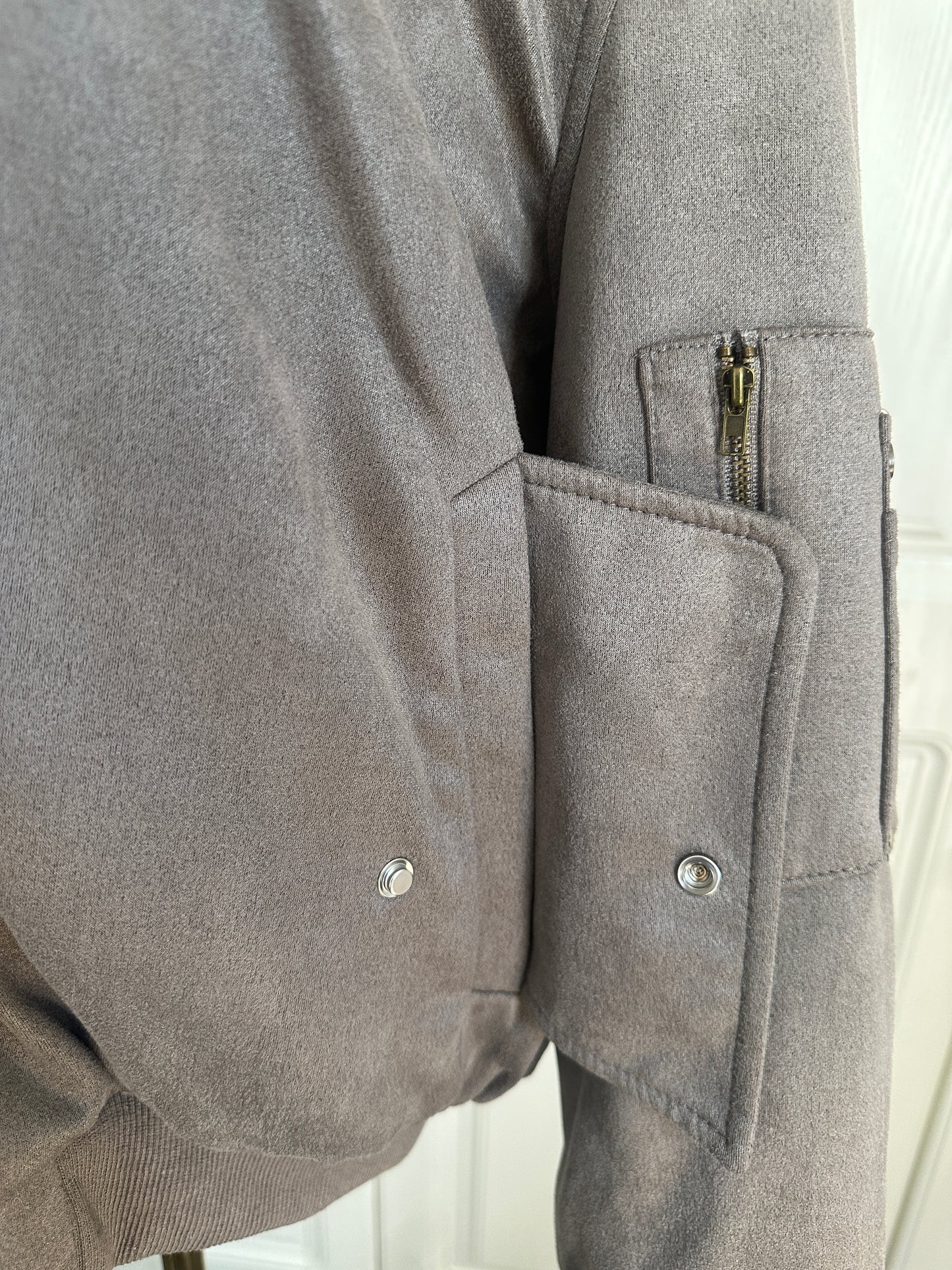 Sherpa reversible fur jacket