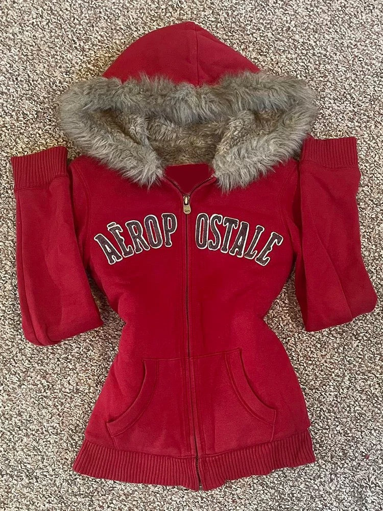 eroposta red hoodie