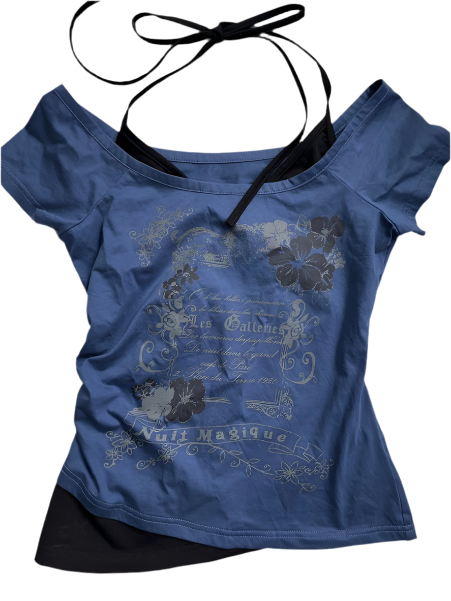 Magique tied strap Top