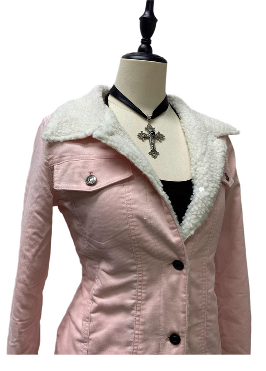 Cozy Sherpa Lined Pink Jacket